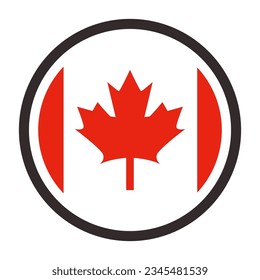 Canada Nationality Flag V88 Patch Modern Design Patch Commercial Use