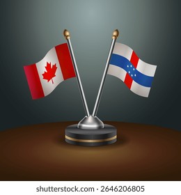 Tabela do Canadá e das Antilhas Holandesas sinaliza relação com plano de fundo gradiente