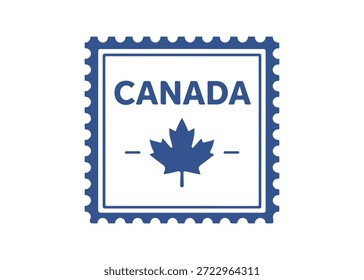 Canadá: ícone do vetor do selo postal em um fundo branco
Carimbo de correio vetorial sobre fundo branco