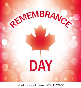 canada remembrance day banner abstract flag background vector illustration