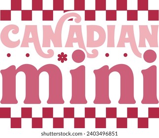 Canada retro design and digital download
