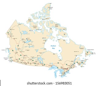 4,224 Map Canada Roads Images, Stock Photos & Vectors | Shutterstock