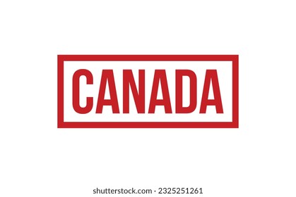 Canada Rubber Stamp Seal Vector