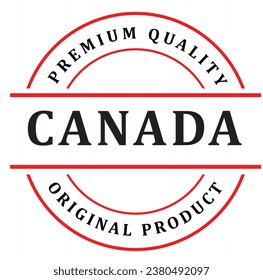 Canada. The sign premium quality. Original product. Framed with the flag of the country