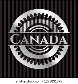 Canada silver emblem or badge