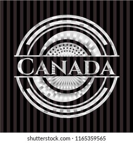 Canada silvery badge or emblem