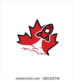 Canada start-up logo design graphic