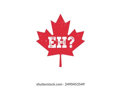 Eh? Canada Sublimation T Shirt Design

