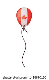 Canada symbol and balloon design