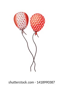 Canada symbol and balloon design