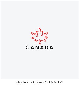 Canada symbol minimalist simple and creative