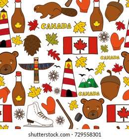 Canada Themed pattern