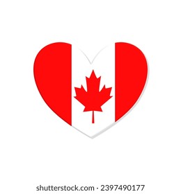 Canada vector design of love symbols.