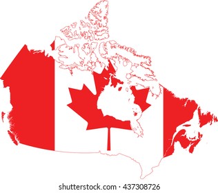 Canada vector flag