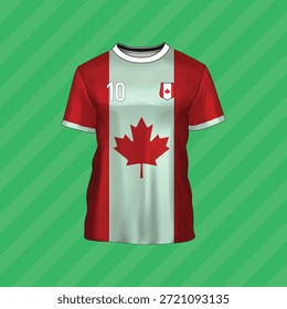 Bandera de Vector de Canadá. Ilustración vectorial.