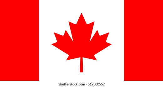 Canada vector flag. Official Canada vector flag with accurate proportions and colors.