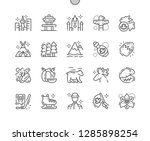 Canada Well-crafted Pixel Perfect Vector Thin Line Icons 30 2x Grid for Web Graphics and Apps. Simple Minimal Pictogram