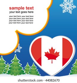 canada winter poster