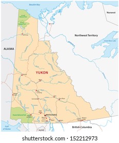 Canada, Yukon Map