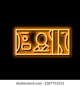 canadian dollar cad neon light sign vector. canadian dollar cad illustration