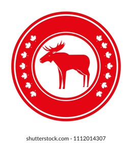 Canadian elk wild seal