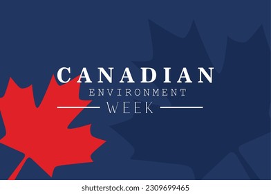 canadian environment week background template