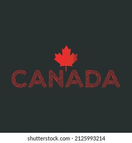 Canadian family day t-shirt design and background