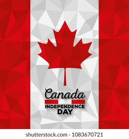 canadian flag celebration day