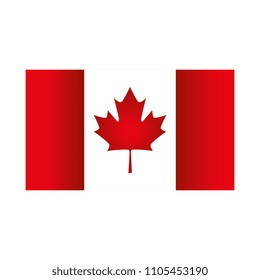 canadian flag emblem icon