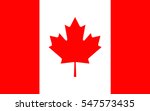 Canadian flag vector
