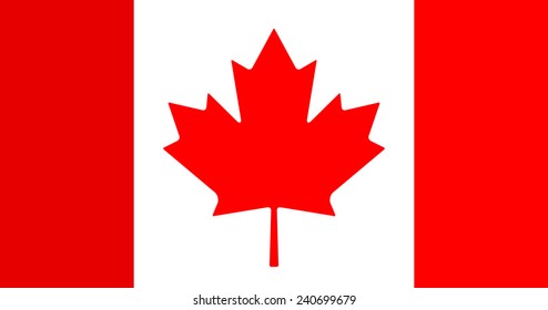 Canadian Flag Vector Icon