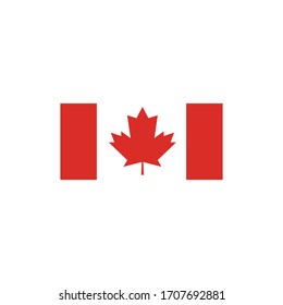 canadian flag vector illustration design