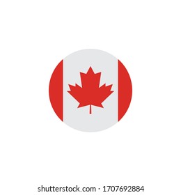 canadian flag vector illustration design