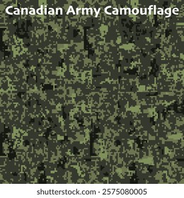 Canadian Forces. Professional army pixel camouflage of Canada. Professional army of the country. EPS 10.