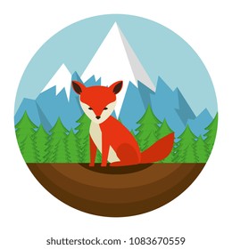 canadian fox scene icon