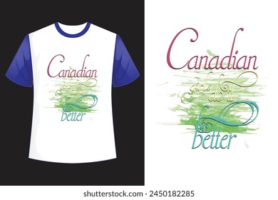 Canadian Girls Do It Better typography design