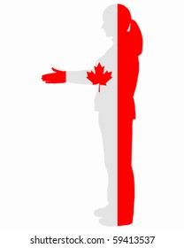 Canadian handshake