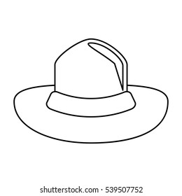 canadian hat mounted policeman outline