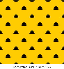Canadian hat pattern seamless vector repeat geometric yellow for any design