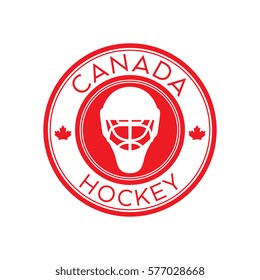 Canadian Hockey Crest Vector Format This Stock Vector (Royalty Free ...