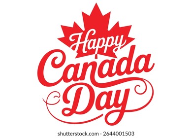 Canadian Holiday Vector Graphic design