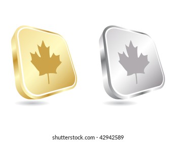 ilustración de vector de icono canadiense