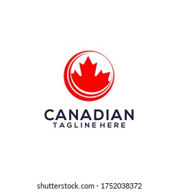 Designvorlage für kanadisches Leaf-Logo