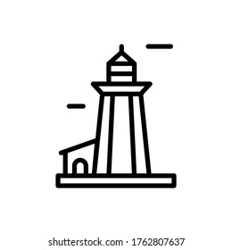 Canadian, lighthouse icon. Simple line, outline vector elements of pharos icons for ui and ux, website or mobile application