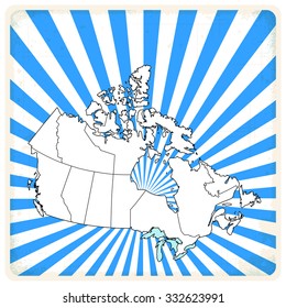 Canadian Map & Background 