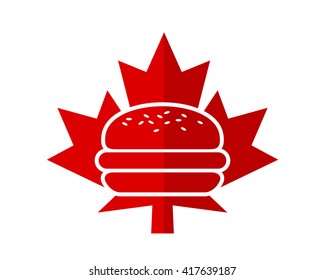 canadian maple culinary food fast food junk food hamburger burger