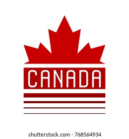 A Canadian maple leaf design in vector format.