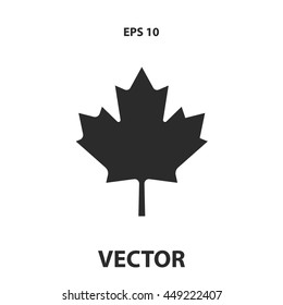 Canadian maple leaf icon