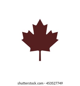 Canadian maple leaf icon