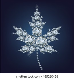 Canadian Maple Leaf Icon made a lot of diamonds